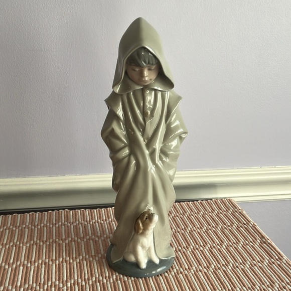 Lladro Boy with Dog Figurine - Picture 1 of 8